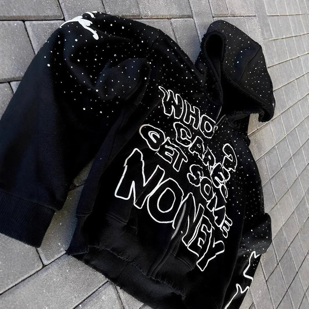 WHO CARES HOODIE
