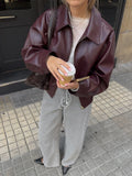 BURGUNDY JACKET