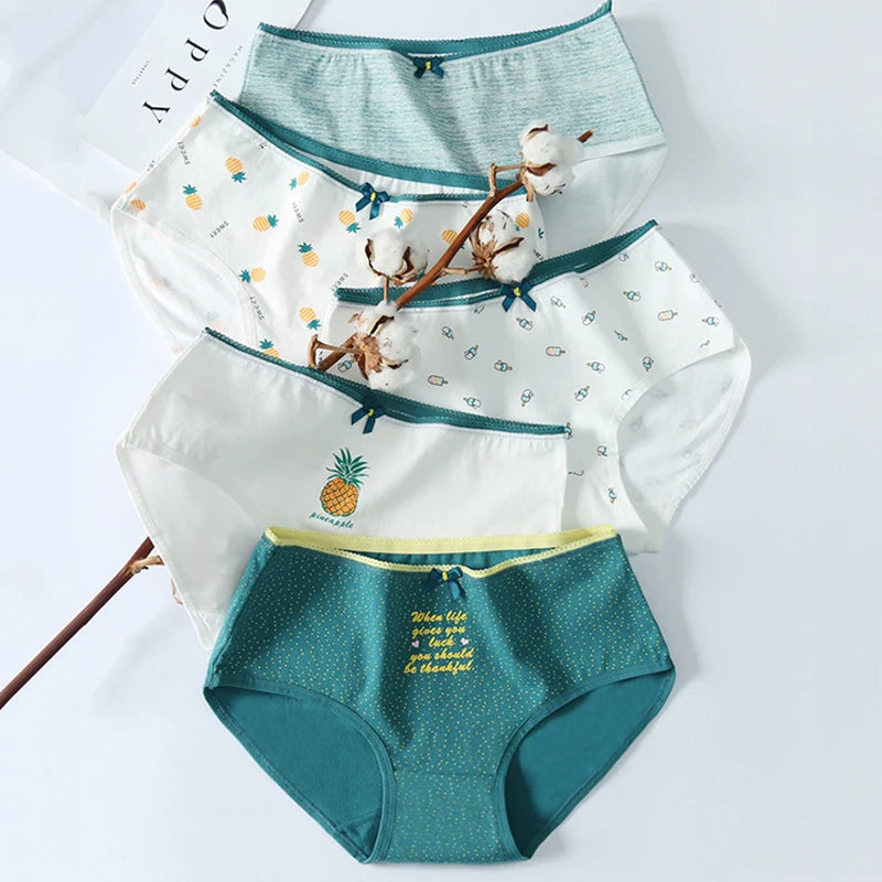 5Pcs COTTON PANTIES