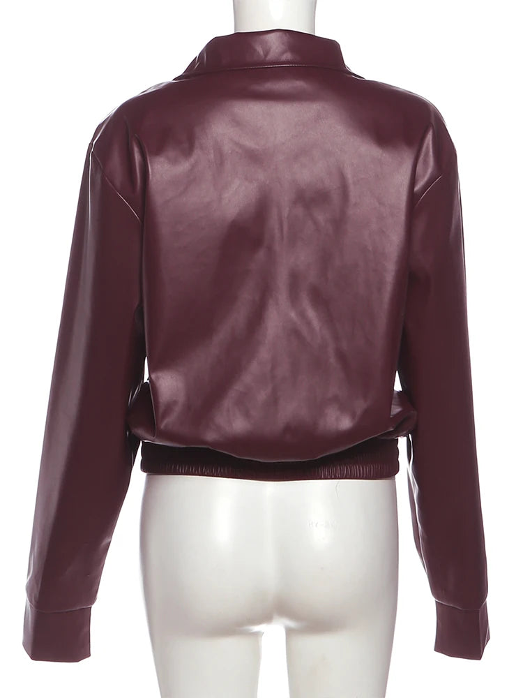 BURGUNDY JACKET