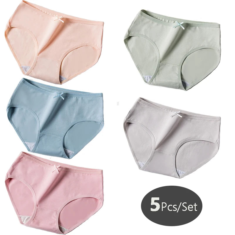 5Pcs COTTON PANTIES