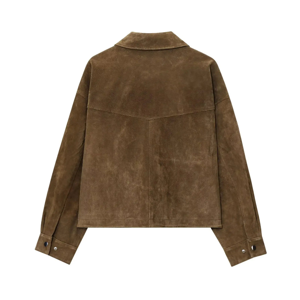 SUEDE BOMBER
