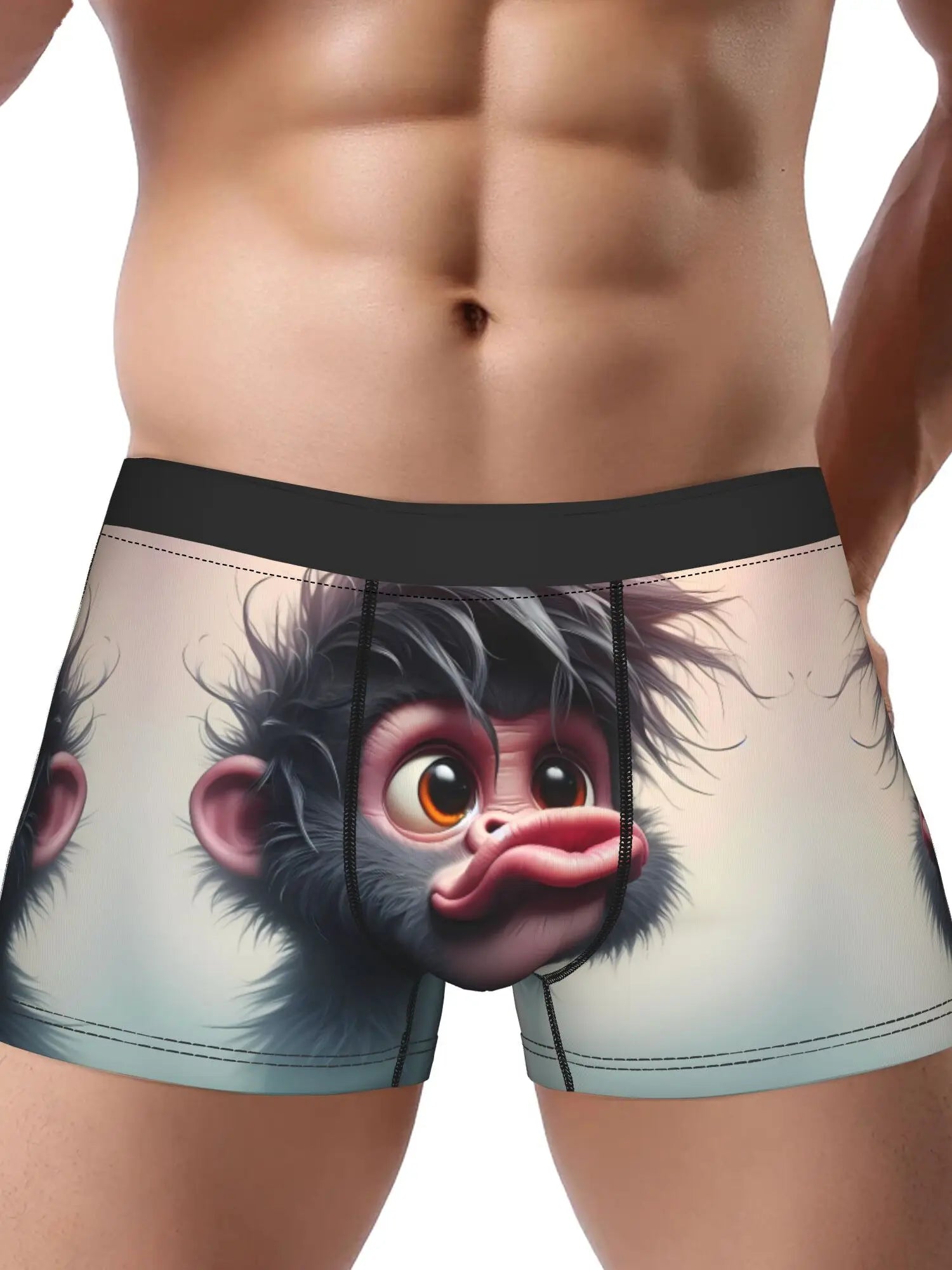 MEN FUNNY MONSTER BOXER