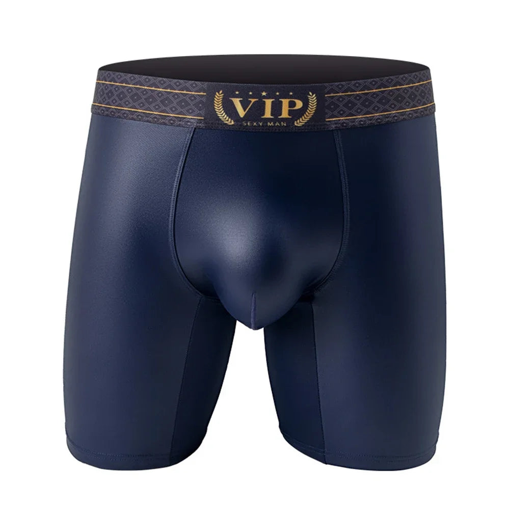 MEN  LEATHER BOXER