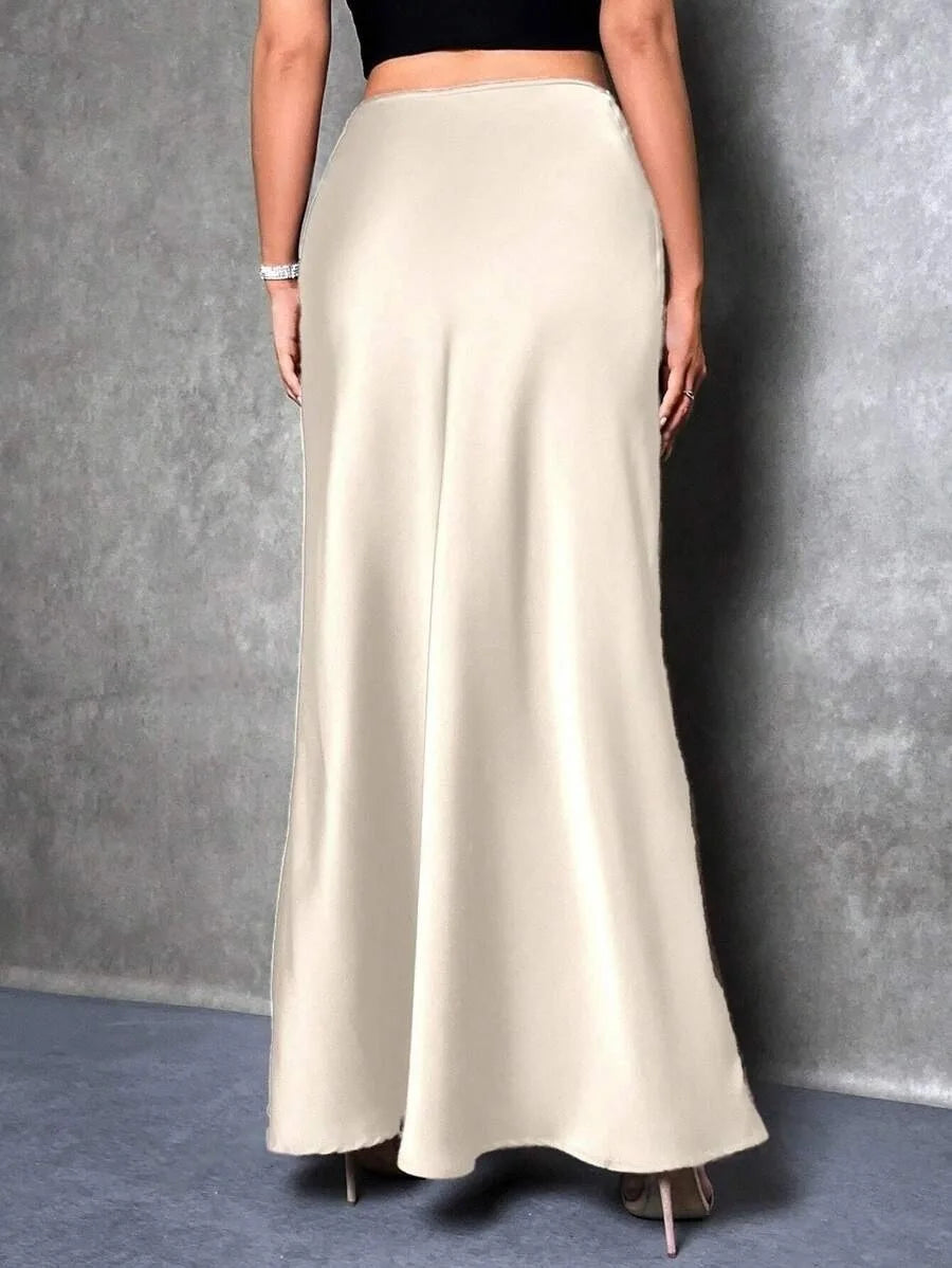 SATIN SKIRT