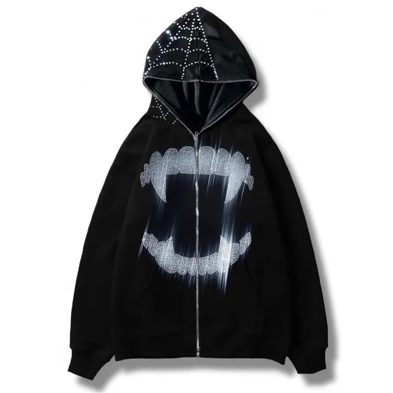 RHINESTONE HOODIE