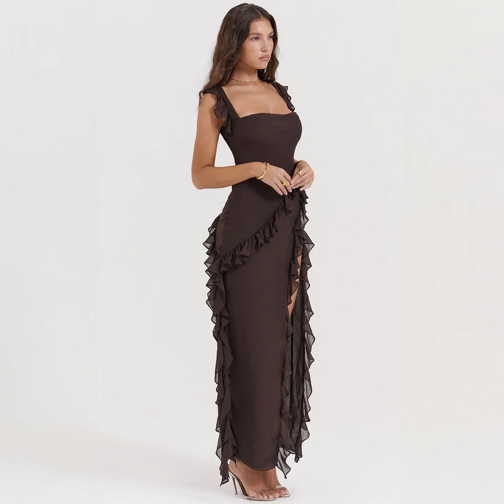 RUFFLE DRESS