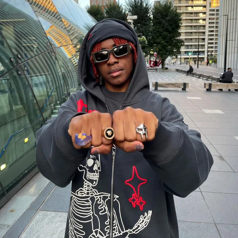 RHINESTONE HOODIE