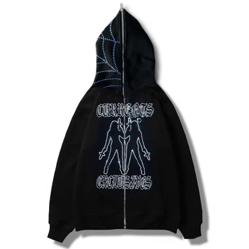 RHINESTONE HOODIE