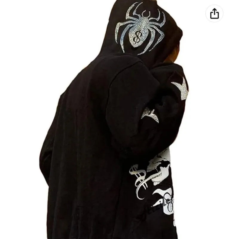 RHINESTONE HOODIE