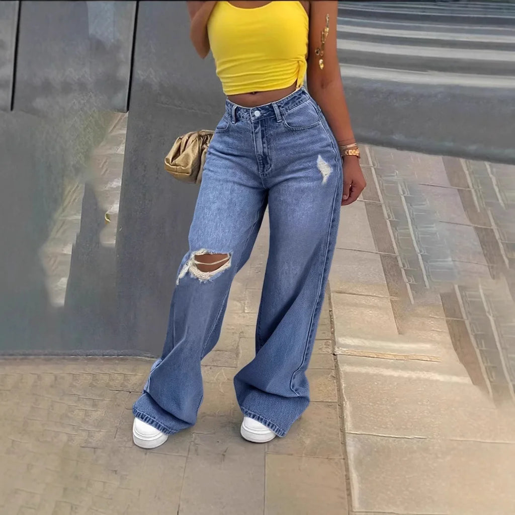 RIPPED JEAN