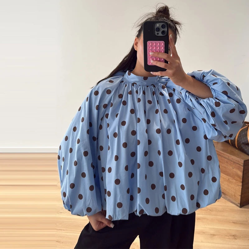 POLKA BLOUSE