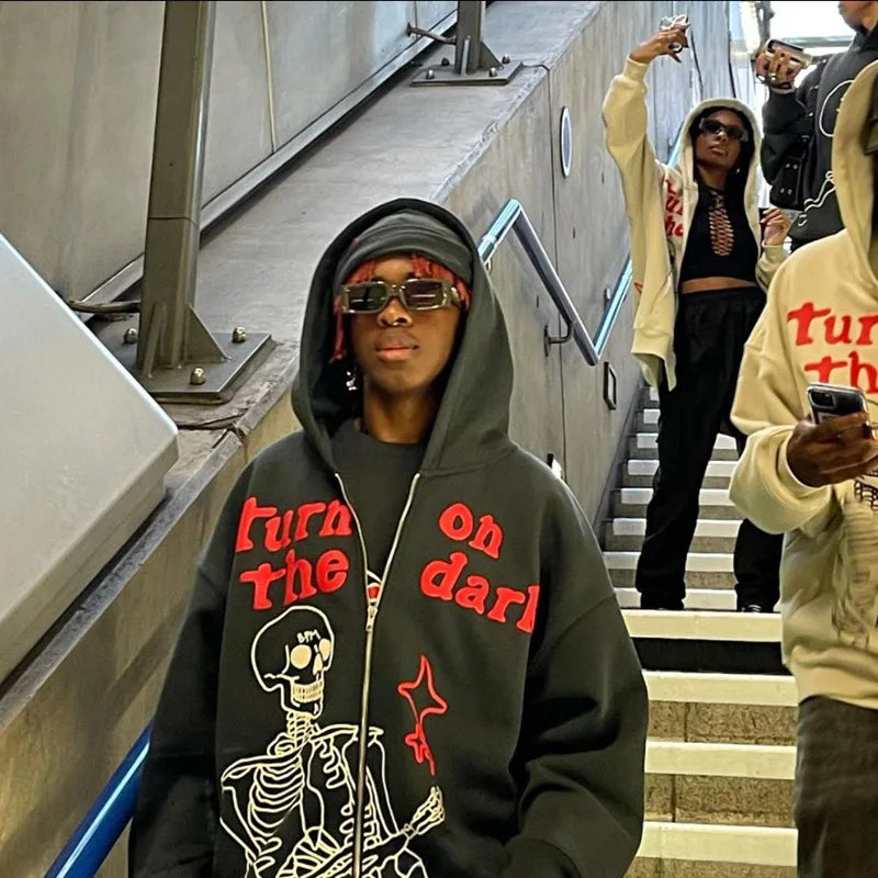 RHINESTONE HOODIE