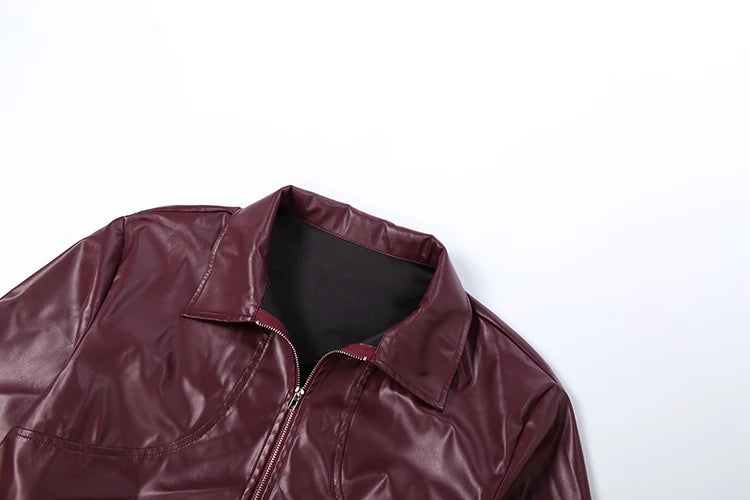 BURGUNDY JACKET