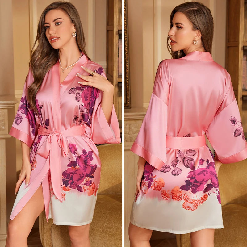 NAVY ROBE PYJAMA
