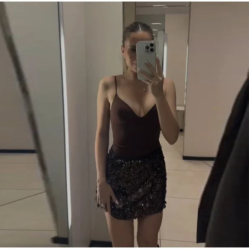 PAILLETTE SKIRT
