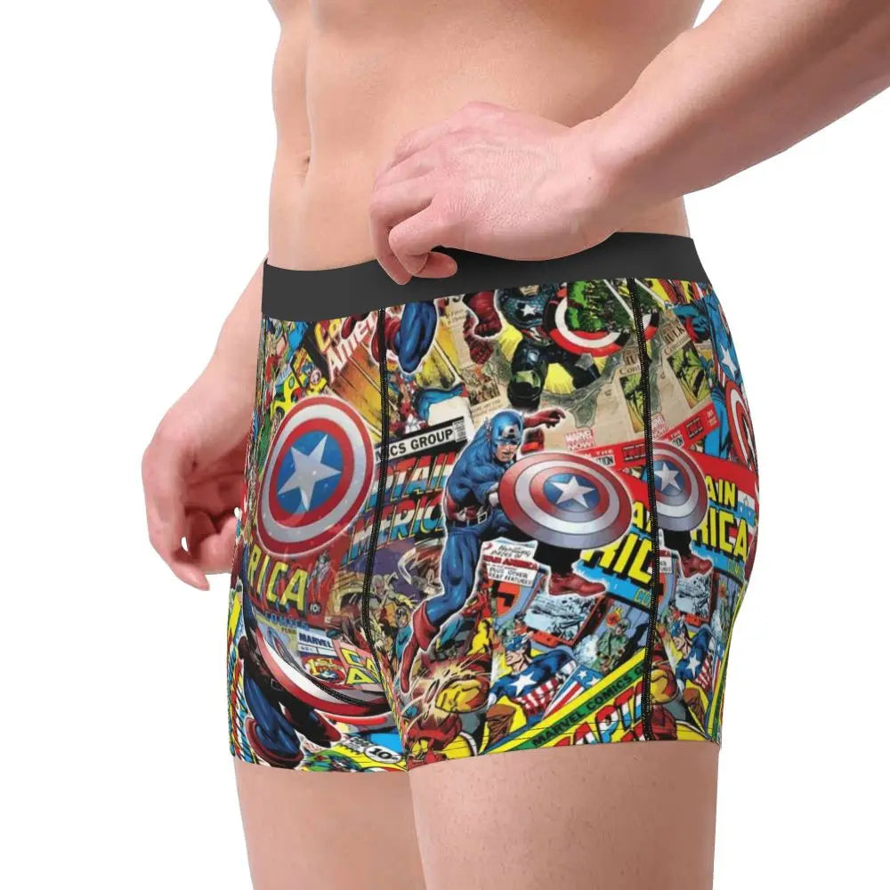 CAPTAIN AMERICA  BOXER  3D PRINT