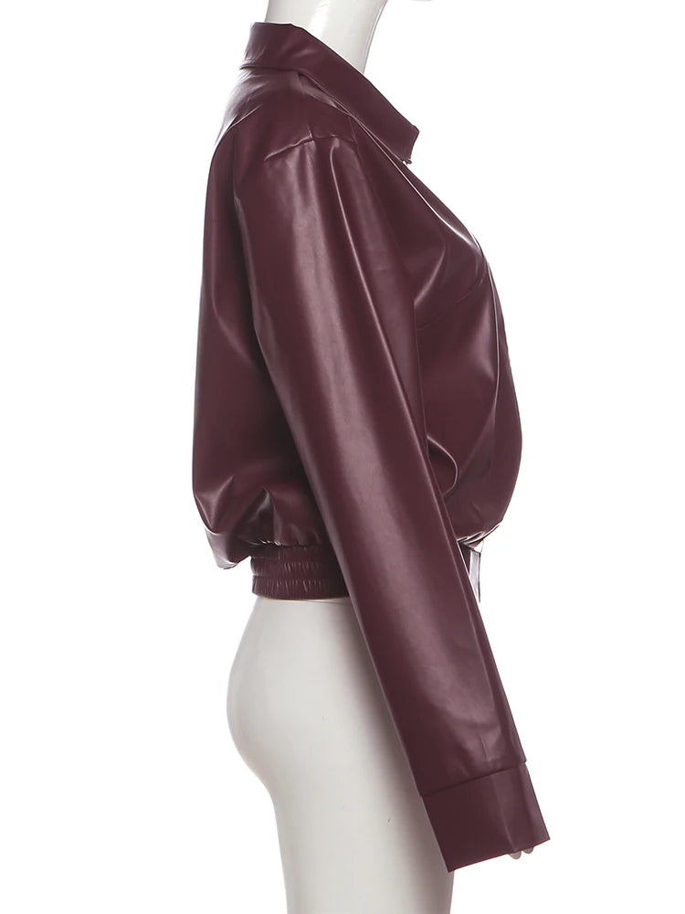 BURGUNDY JACKET