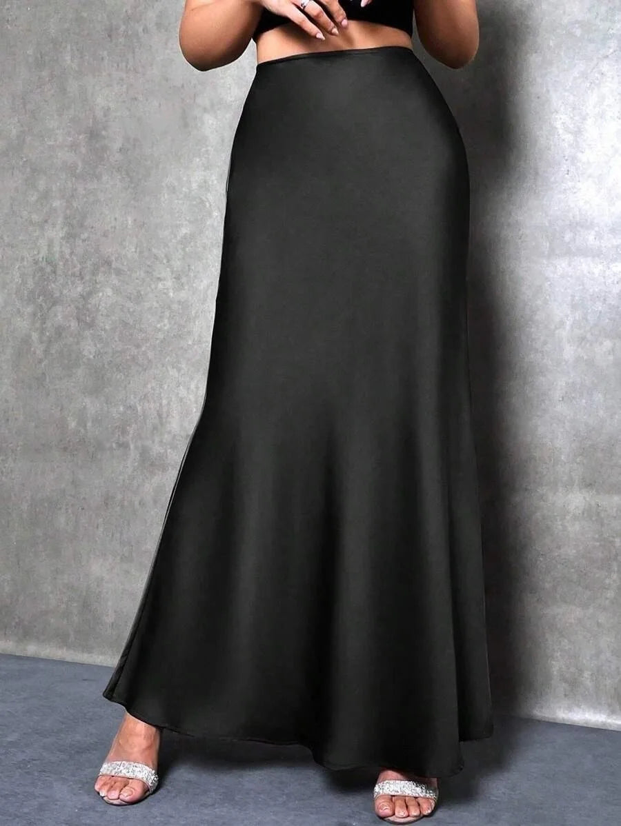 SATIN SKIRT