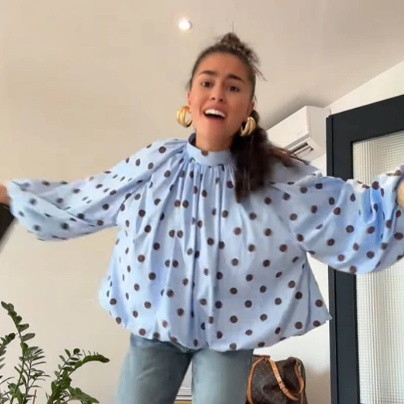POLKA BLOUSE
