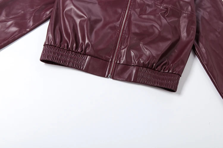 BURGUNDY JACKET