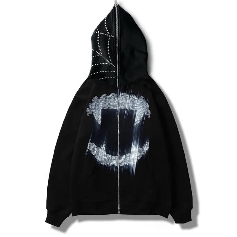 RHINESTONE HOODIE