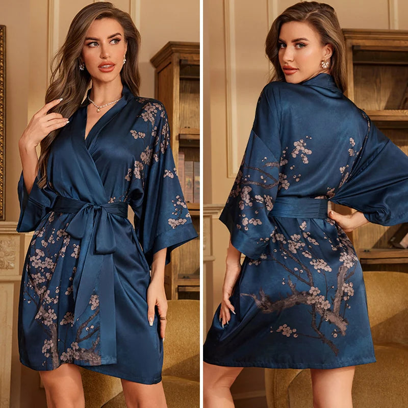 NAVY ROBE PYJAMA