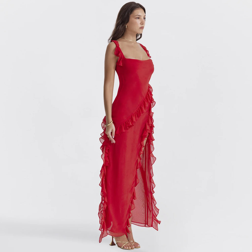 RUFFLE DRESS