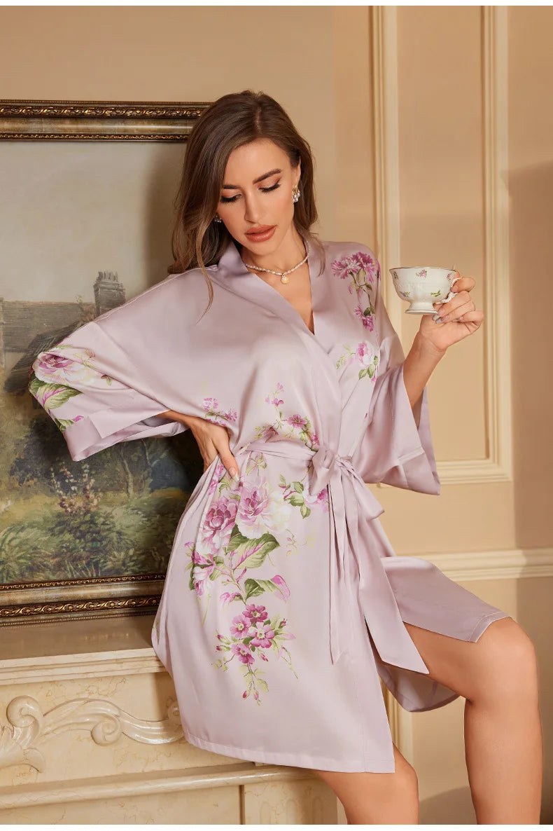 NAVY ROBE PYJAMA