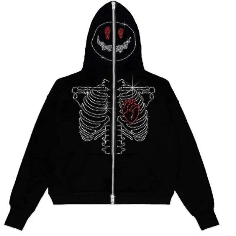 RHINESTONE HOODIE