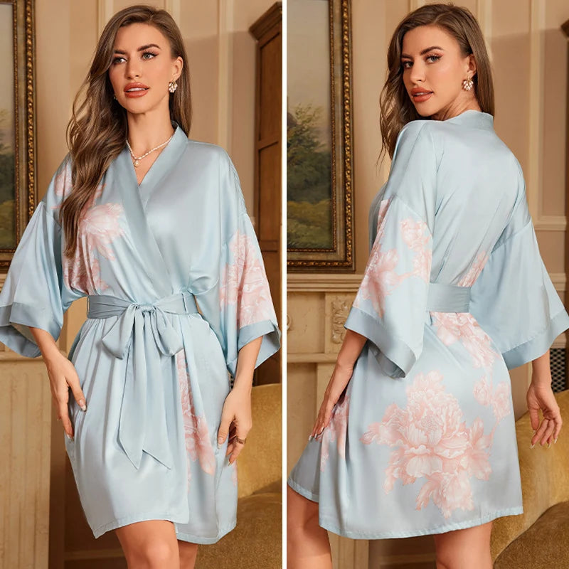 NAVY ROBE PYJAMA