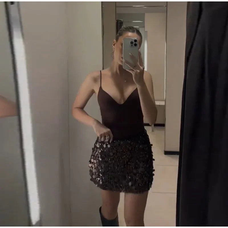PAILLETTE SKIRT