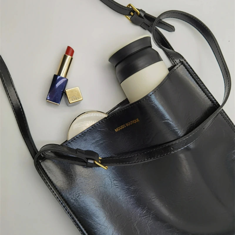 LATHER TOTE BAG