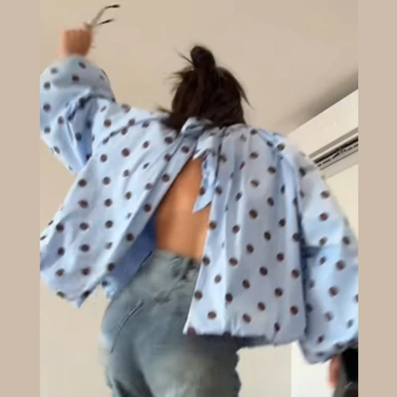 POLKA BLOUSE