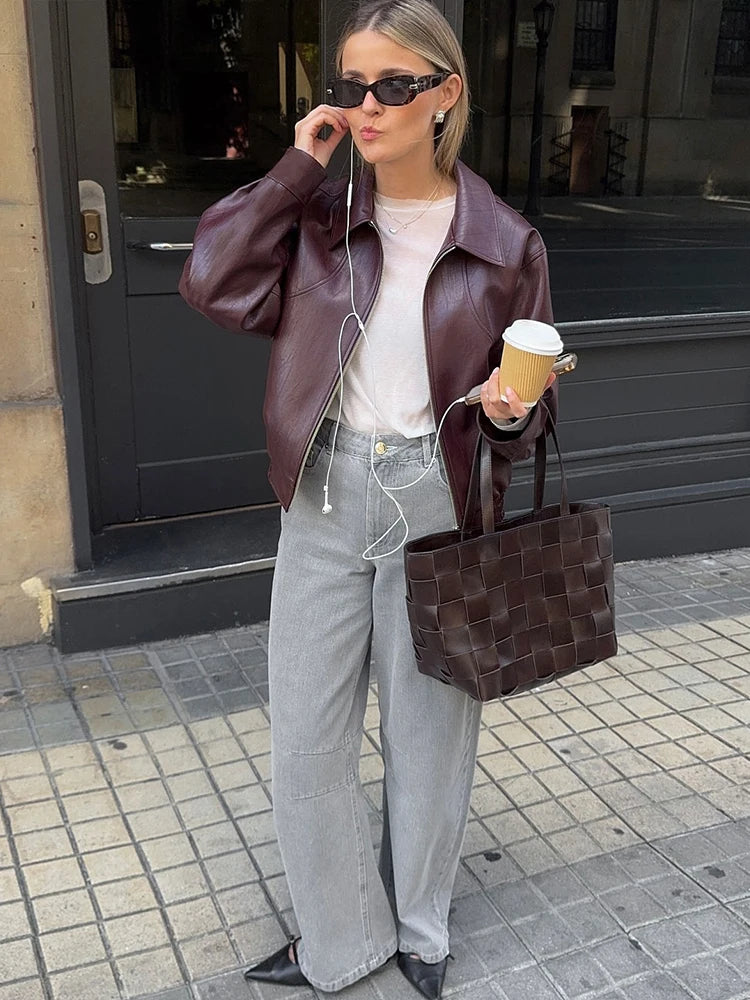 BURGUNDY JACKET