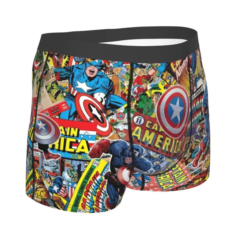CAPTAIN AMERICA  BOXER  3D PRINT