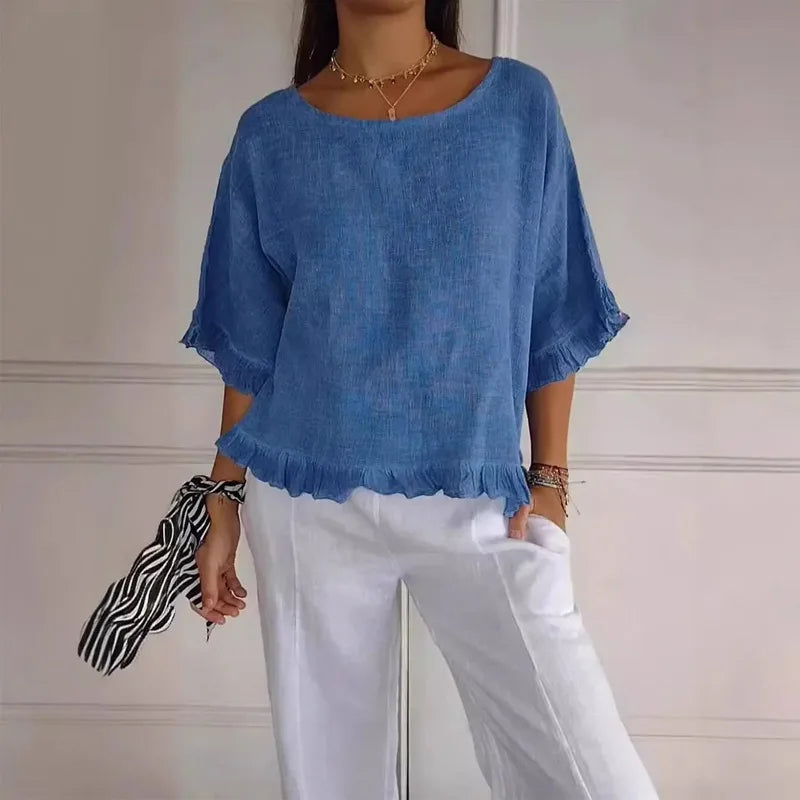 BLUE BLOUSE