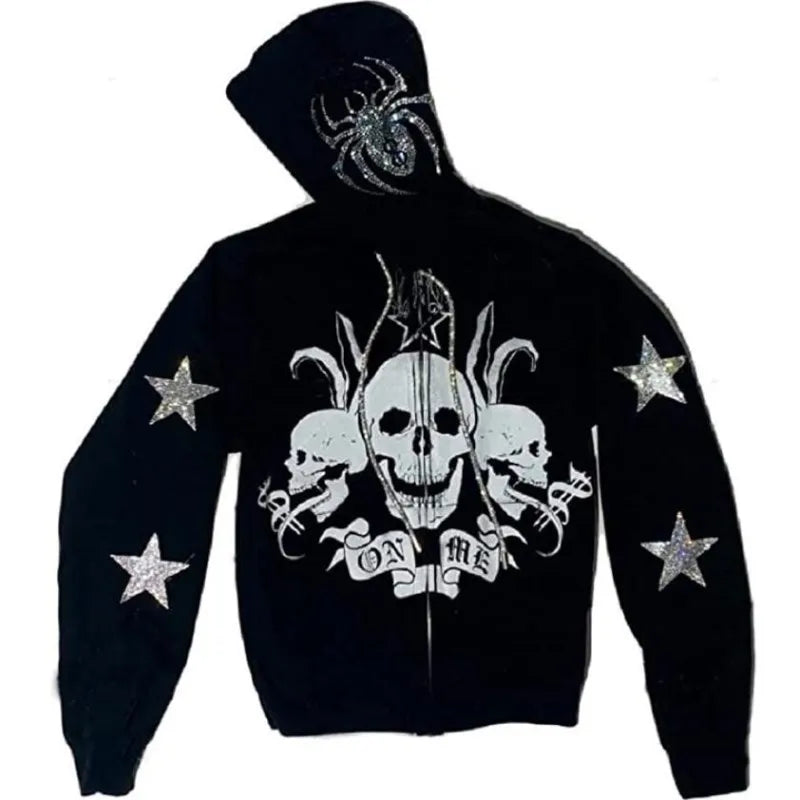 RHINESTONE HOODIE