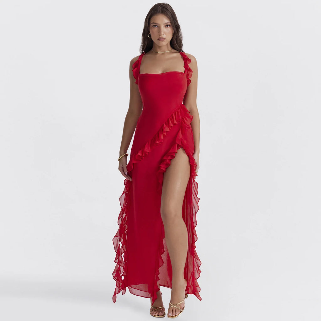 RUFFLE DRESS