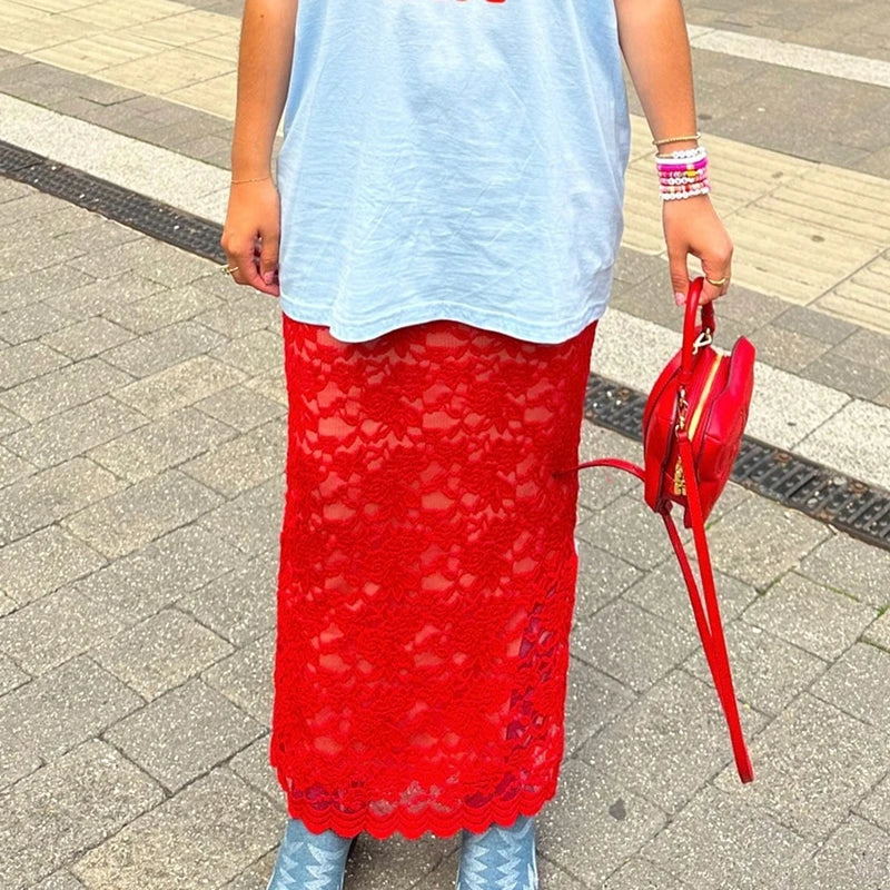 SHEER SKIRT