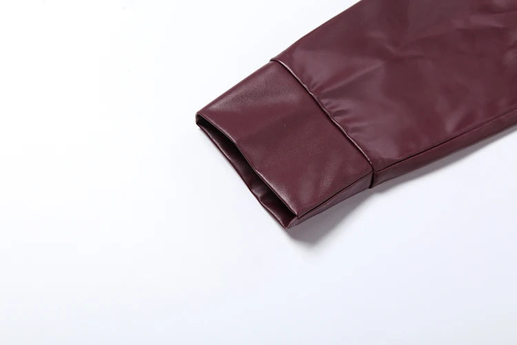 BURGUNDY JACKET
