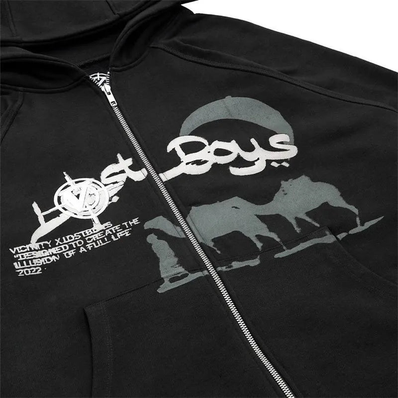 RHINESTONE HOODIE