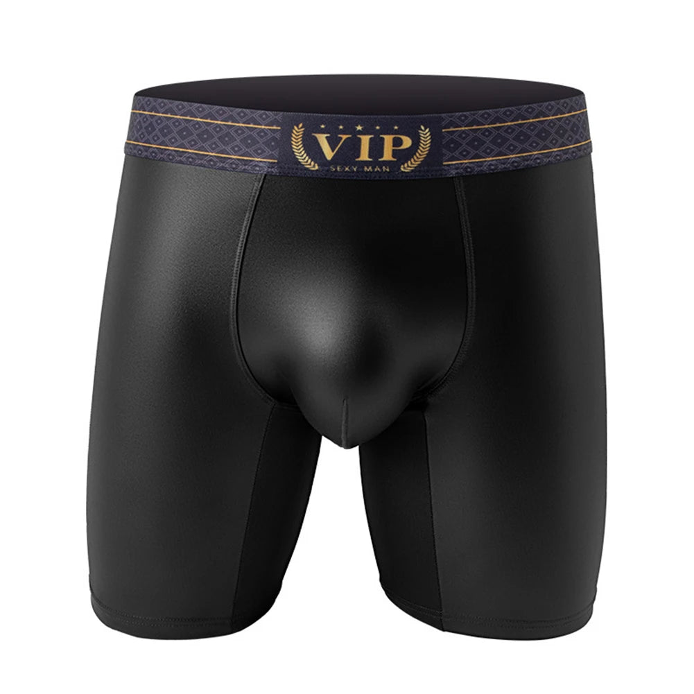 MEN  LEATHER BOXER