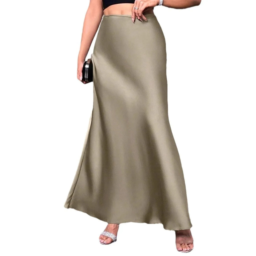 SATIN SKIRT