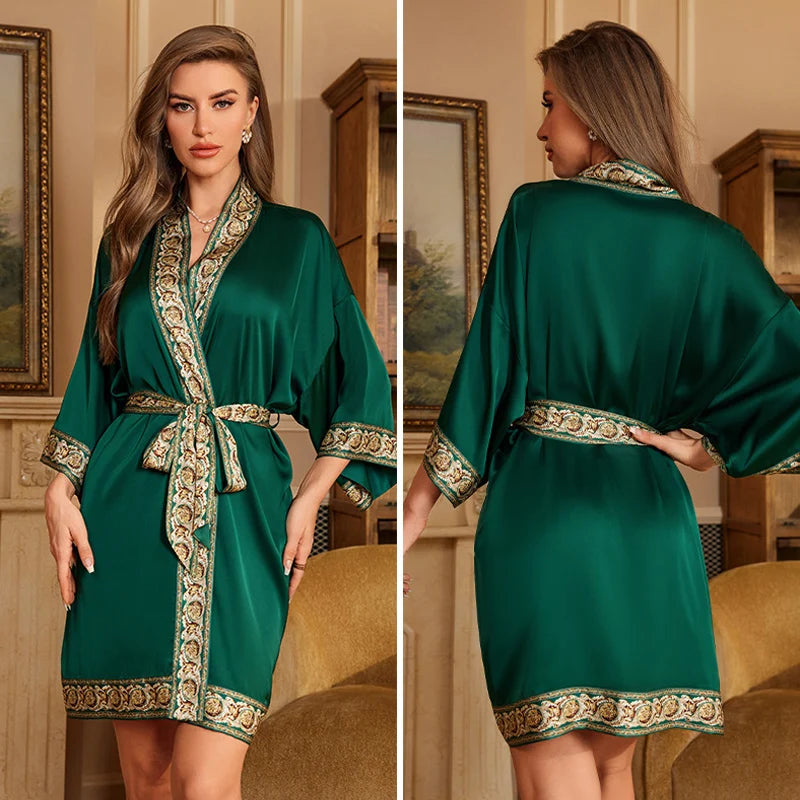NAVY ROBE PYJAMA